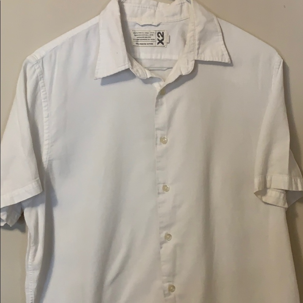 X2 short sleeve linen shirt